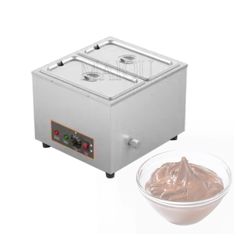 

110V 220V Commercial Digital Electric 2Cylinder Chocolate Melt Furnace Melt Machine for Heating Hot Stove