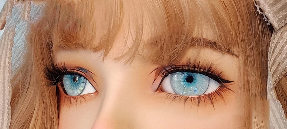 (WDoll)Special Makeup High Quality Handmade Female/Girl Resin Half Head Cute Cosplay Japanese Animego BJD Kigurumi Doll Mask - купить по