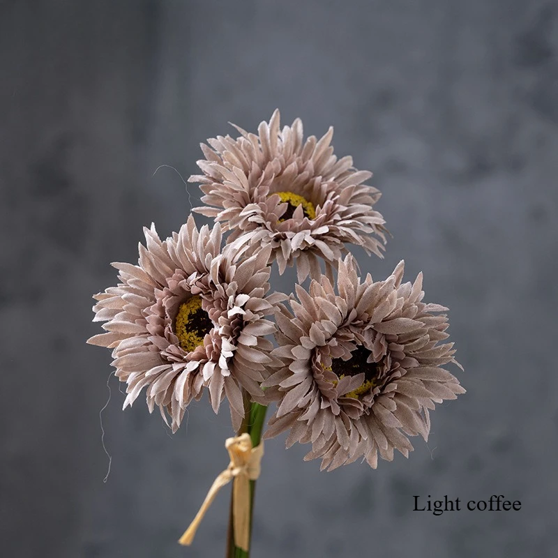 

Искусственные шелковые цветы Гербера Дейзи 11 дюймов