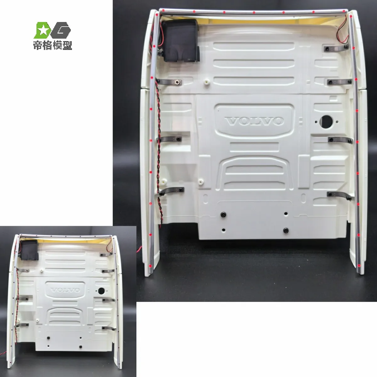 Светодиодный side светильник XL 750 4x2 для Tamiya 1/14 Радиоуправляемый трактор грузовик