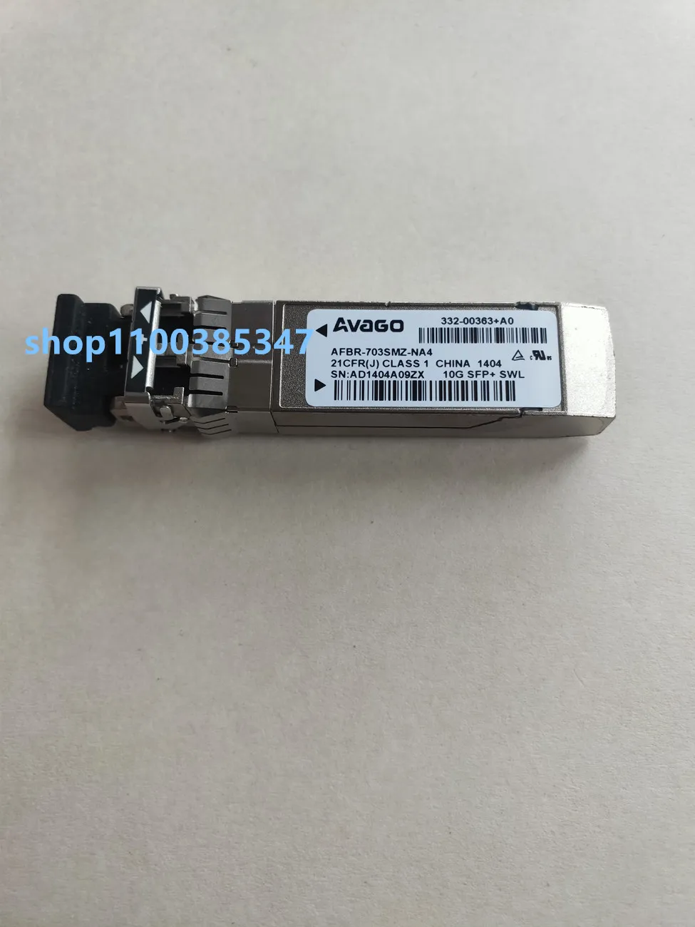 AVAGO AFBR-703SMZ-NA4/332-00363+A0/10G SFP+SWL Multimode Dual Fiber Transceiver Module
