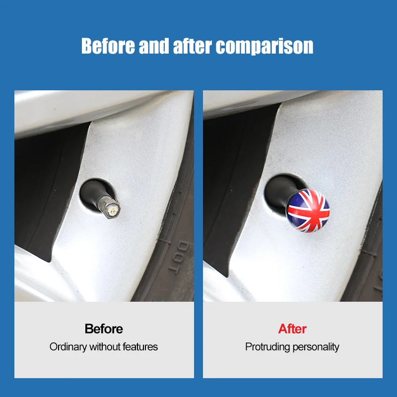 Колпачки клапанов колёс колеса 4 шт. для Mini Cooper R55 R56 R57 R58 R59 R60 F54 F55 F56 F60