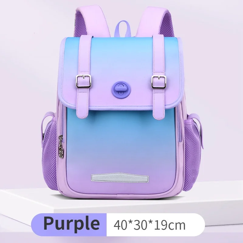 Grade 3-6 Children British Style Primary School Students Bags New Girls Boys Large Capacity Simple Large Capacity Backpacks Hot