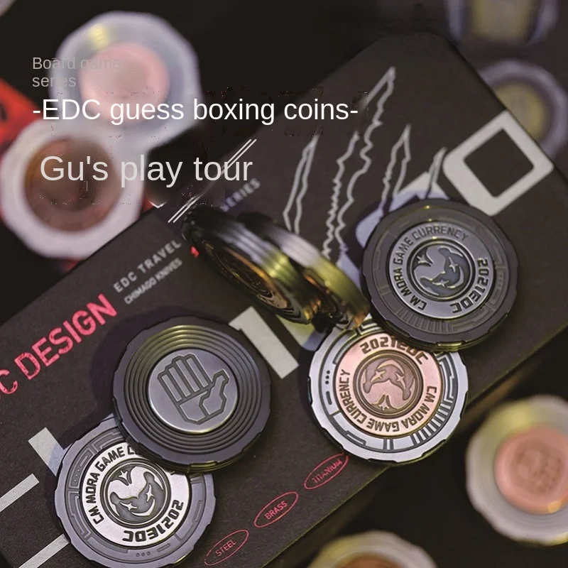 

Боксерская монета Chima Think, памятная монета из нержавеющей стали и циркония, подарок для парня, ЧПУ, для повседневного использования