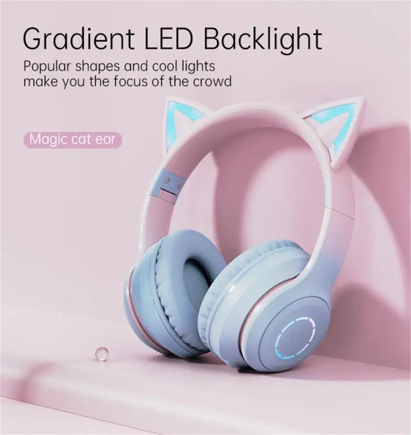 

HIFI стереонаушники беспроводные Bluetooth наушники музыкальная игровая гарнитура со съемным микрофоном