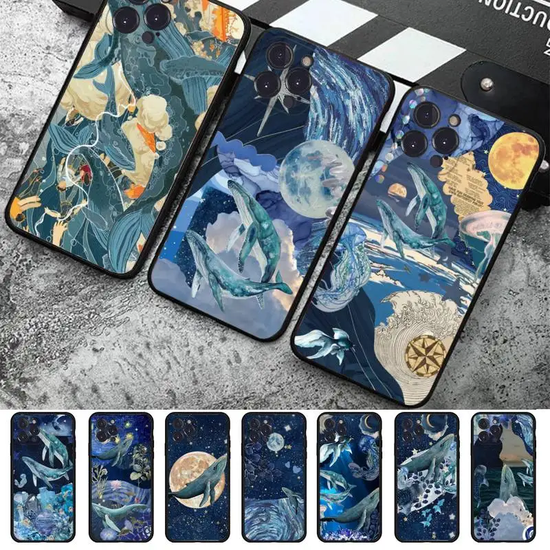 

Killer Whale Phone Case For iPhone 14 11 12 13 Mini Pro XS Max Cover 6 7 8 Plus X XR SE 2020 Funda Shell