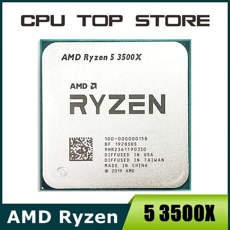 

Процессор AMD Ryzen 5 3500X R5 3500X 3,6 ГГц шестиядерный шестипоточный процессор 7 нм 65 Вт L3 = 32M 100-000000158 разъем AM4
