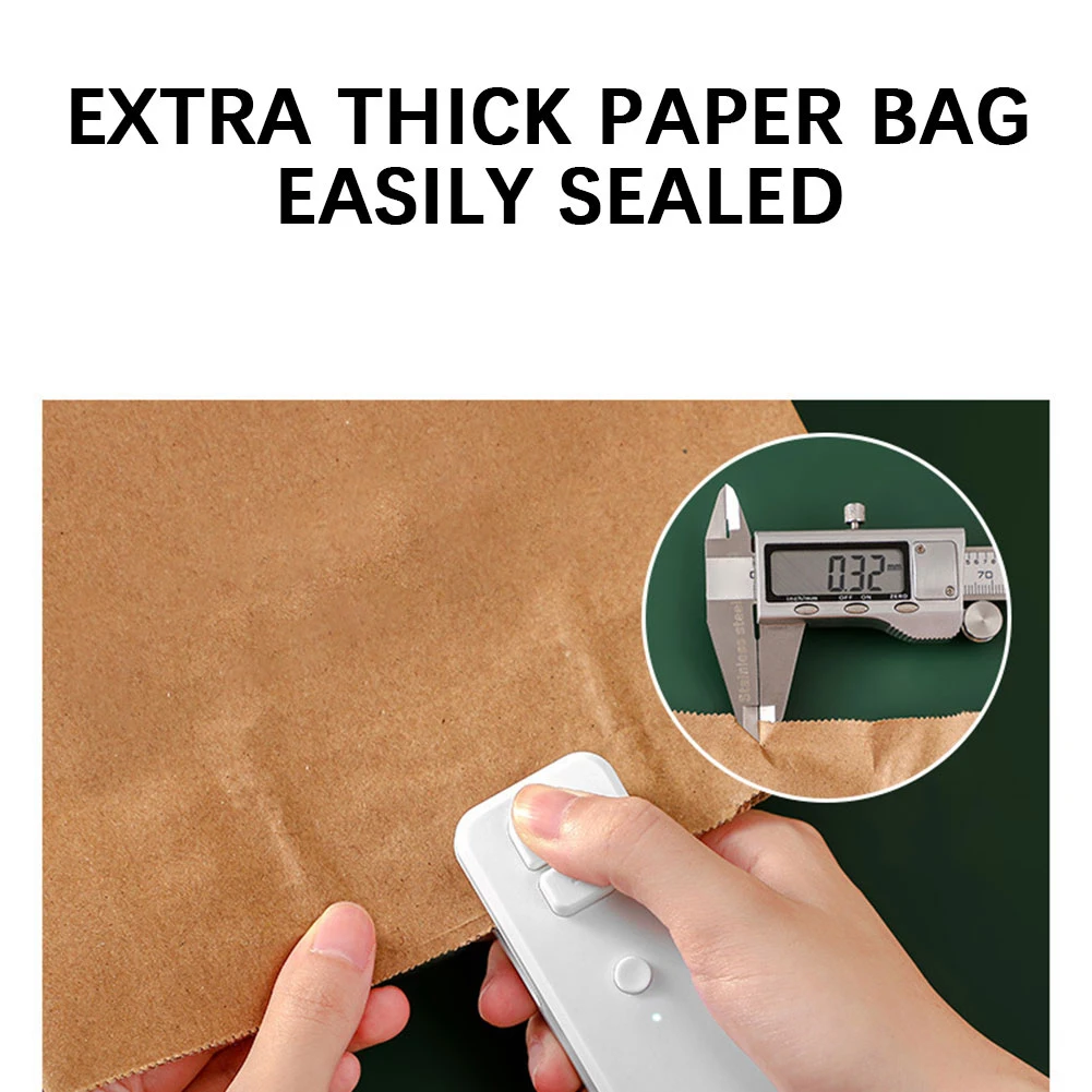 Миниатюрный упаковщик с резаком миниатюрный зарядный USB-пакет для кухонных