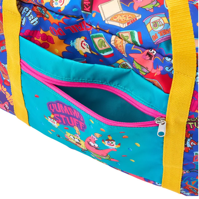 Складная дорожная спортивная сумка Губка Боб портативная для багажа в стиле