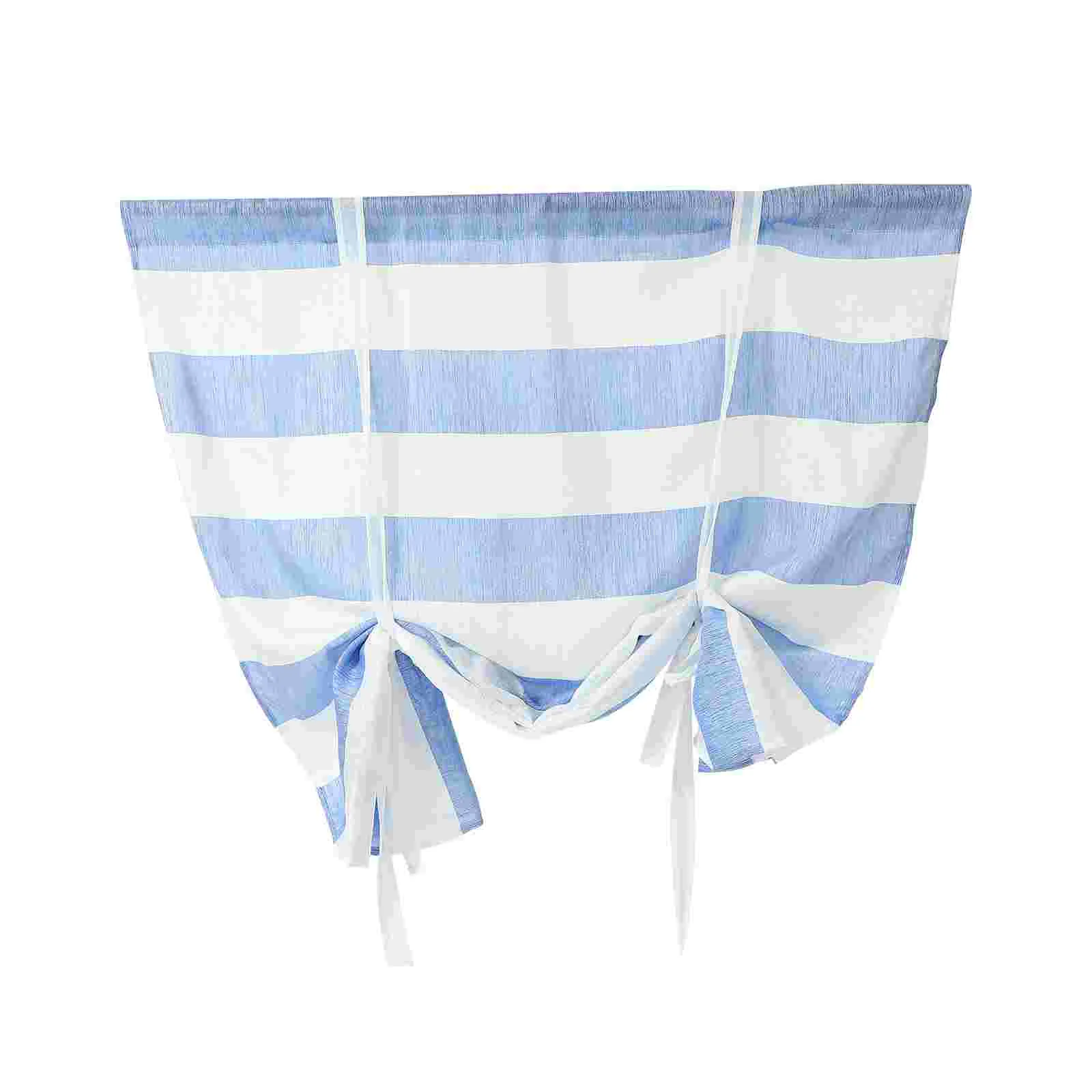 

Striped Sheer Curtain Bedroom Voile Curtain Decorative Curtain for Living Room