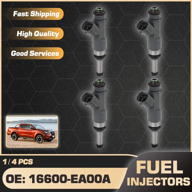 1/4 шт. для Nissan Navara Frontier NP300 Renault Alaskan Mercedes-Benz X-Class 2015-2019 топливные форсунки 16600-EA00A