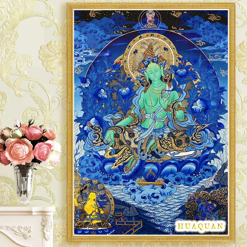 Набор для вышивки крестиком сделай сам хлопковая нить полная вышивка тибетский