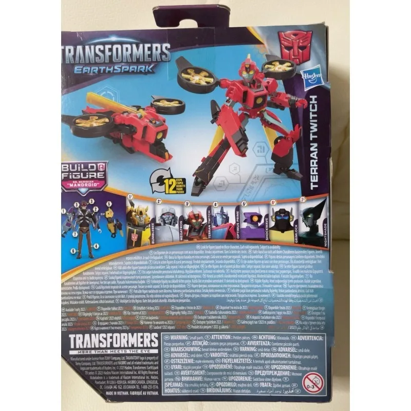 Фото Новая оригинальная фигурка Hasbro Transformers EARTHSPARK TERRAN TWITCH, модель игрушки №1