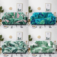 3d leaf print sofa cover antifouling elastic seat covers home decor sofa covers for living room couch covers sofa slipcover