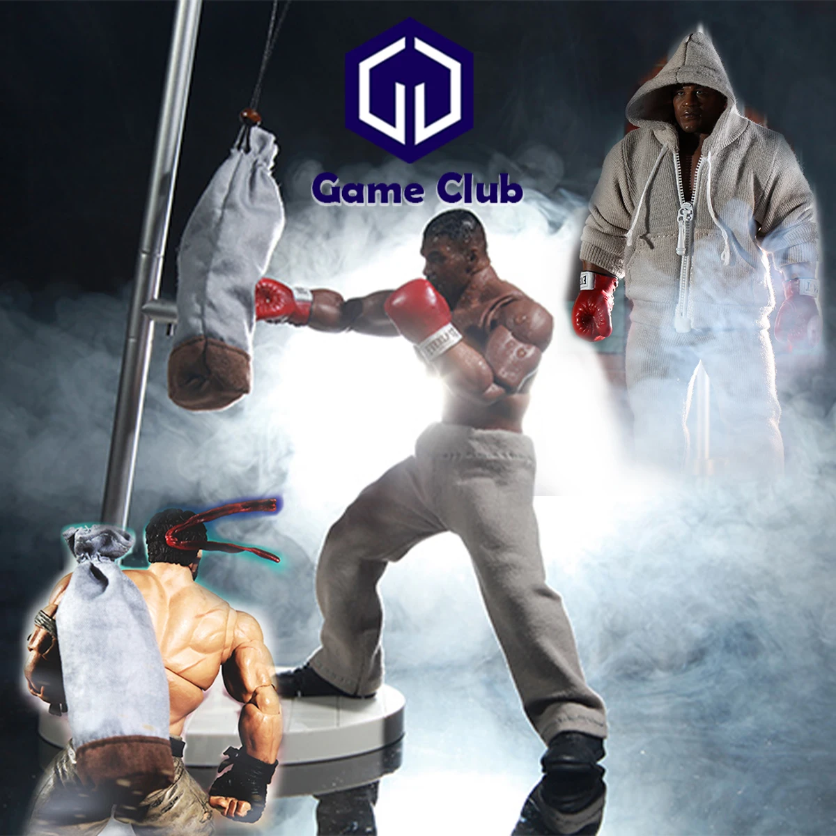 JLDZ Custom 1/12 Storm Toys Street Fighting Ryu KEN Sandbag Accessories Model Universal Sport Hooded Pants for 7