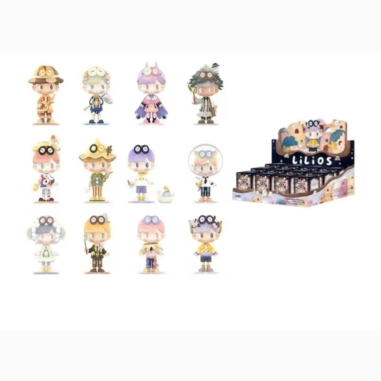 Фото POP MART LiLiOS City Wild Boy Series: Коллекционные фигурки-сюрпризы (Blind Box) — милые аниме-персонажи, куклы, подарки для девочек №1