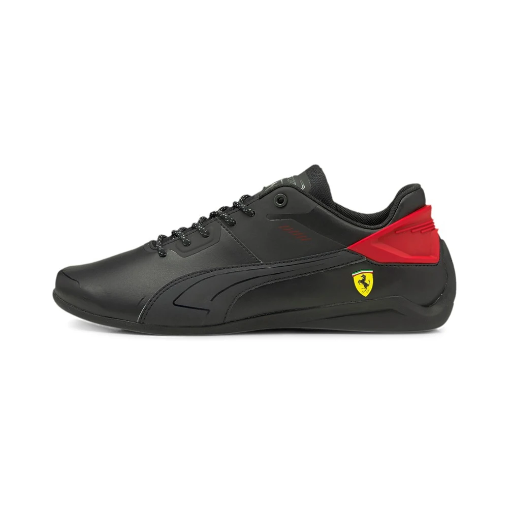 Ботинки для прогулок унисекс кроссовки Puma Ferrari Drift Cat Delta 30686401 черного цвета синтетического материала, спортивный стиль для прогулок, экипировка для фитнеса.