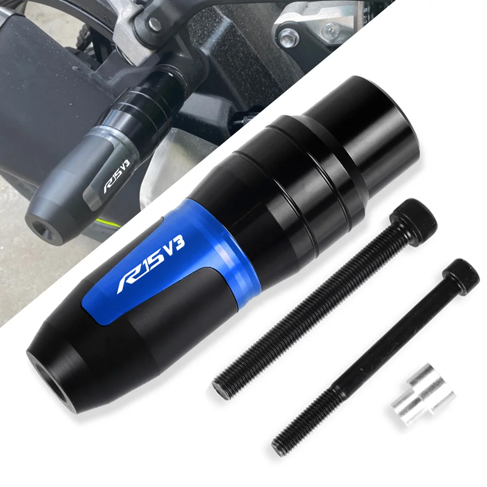 

FOR Yamaha R15 V3 2019 2020 2021 Motorbike CNC accessories Exhaust Frame Sliders Crash Pads Falling Protector R15 .V3