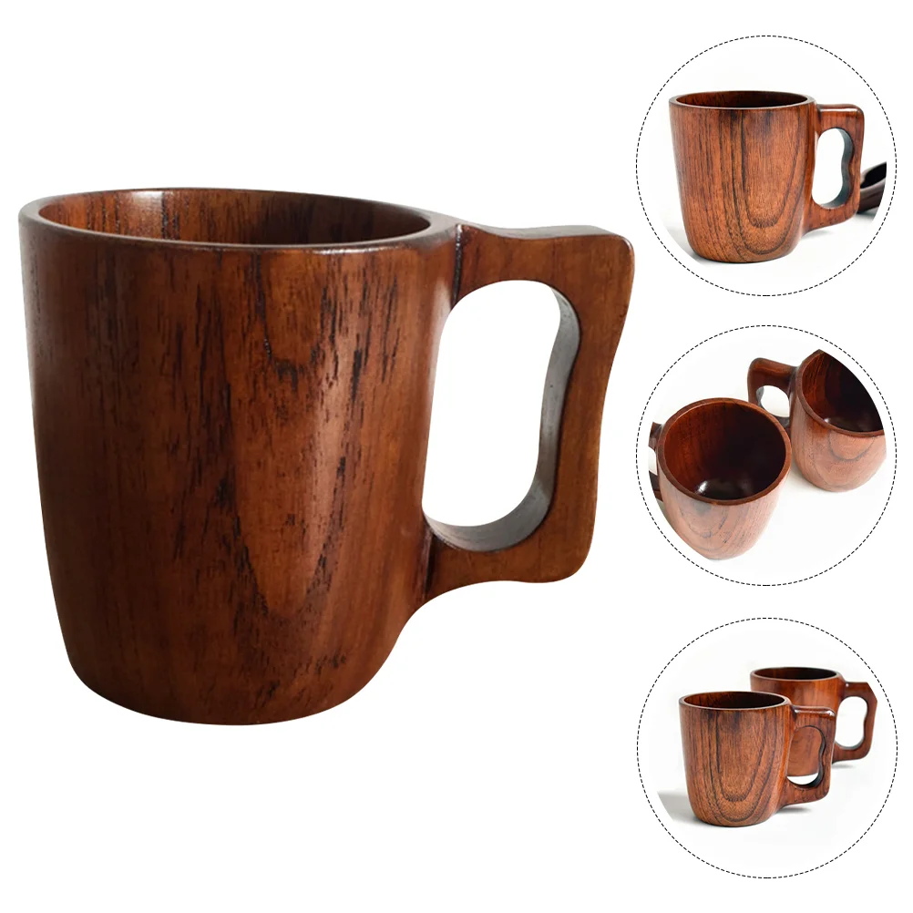 

Wooden Mug Coffee Cup Tea Men Mugstankard Beer Wood Travel Drinking Water Vintage Cups Tumbler Steins Vikingstein Office