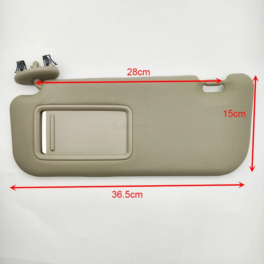 Автомобильный солнцезащитный козырек левая сторона автомобиля передняя