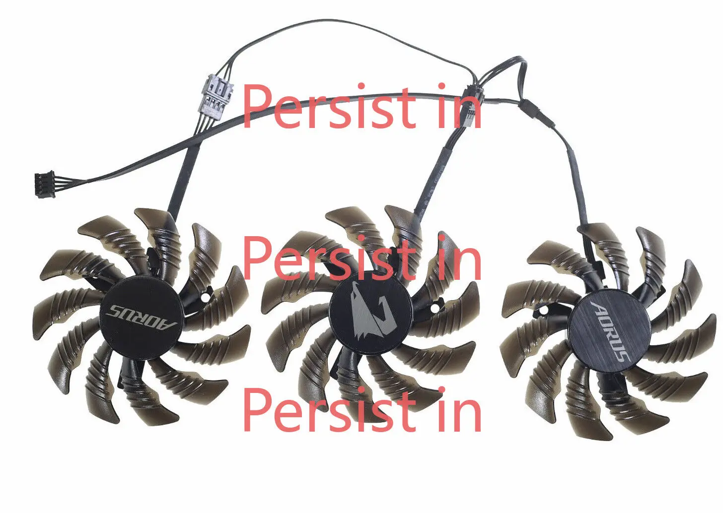 Вентилятор видеокарты 75 мм для GIGABYTE AORUS GTX1070Ti GTX1060 3 шт./комплект