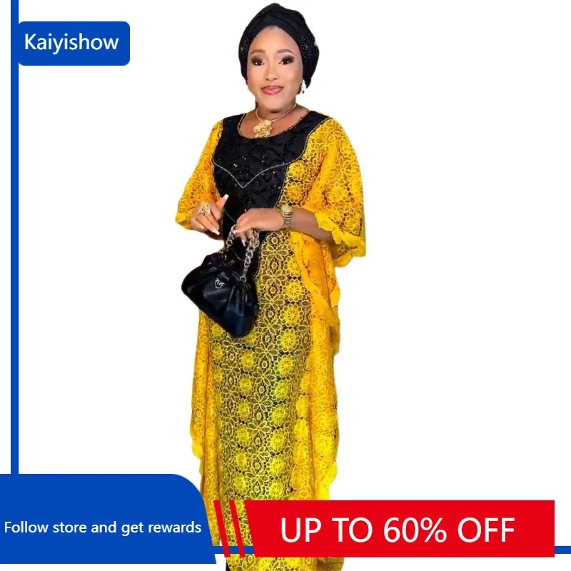 

Вечернее платье большого размера, Женская африканская одежда с пайетками Дашики, женский халат, роскошный Дубайский кафтан, абайя, мусульманское платье