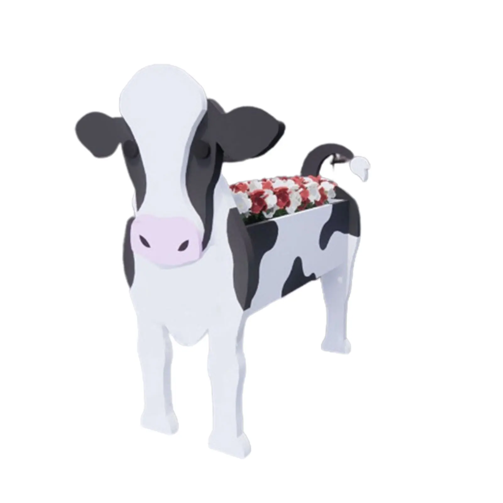 

Новая популярная козья корова декоративный цветочный плантатор Прочный ПВХ материал идеально разработан для новоселья праздничный подаро...