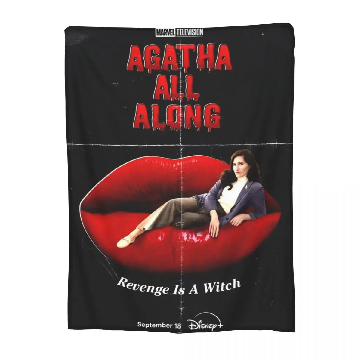 Вязаные одеяла Agatha Harkness бархатное ультрамягкое одеяло All Along для постельного