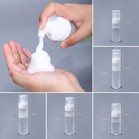 1pc transparent mousse foam bottle travel empty bottle plastic bottling bottle mini soap foam pump dispenser for cleaning