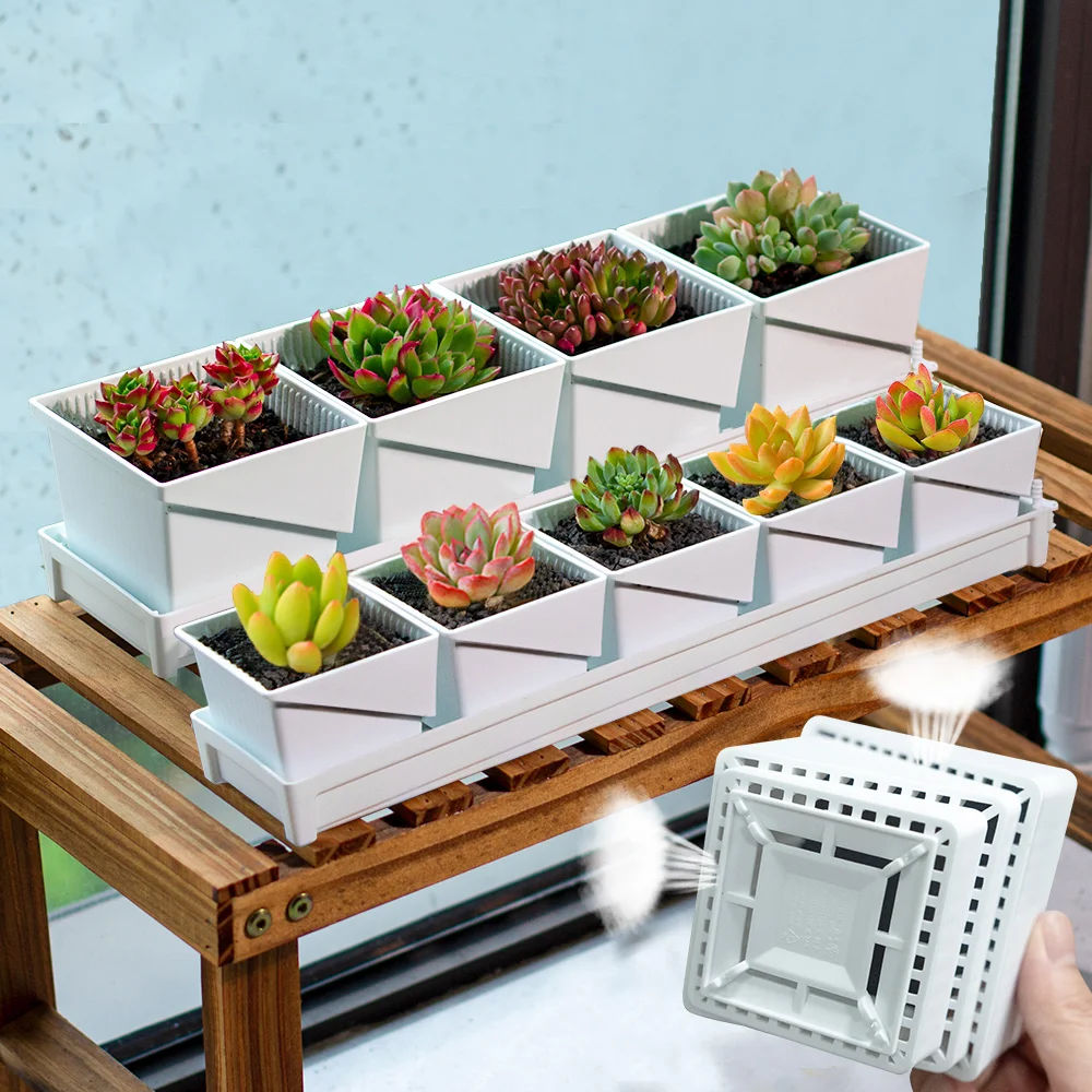 Пластиковый горшок для растений Meshpot, горшок для суккулентов, горшок для кактуса, литопс, цветочный горшок, горшок для домашнего окна