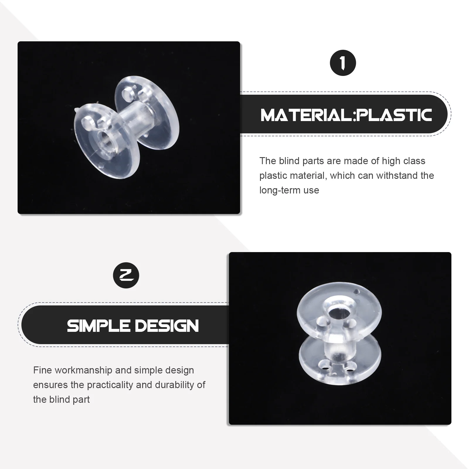 20 шт. катушка для штор прозрачный фиксатор шнура катушки проволоки