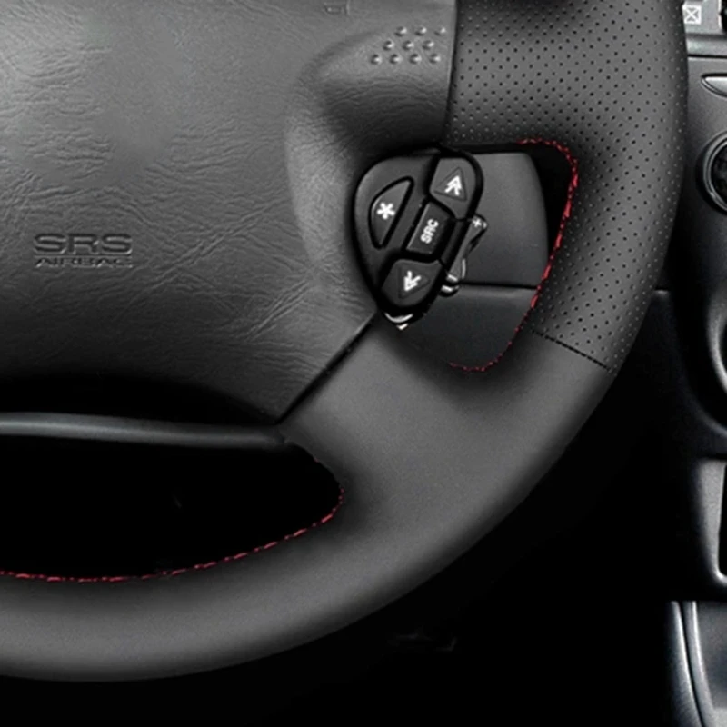 Фото Противоскользящая Кожаная оплетка для Nissan Almera (N16) 2000-2003 X-Trail (T30) 2001-2003 Terrano 2 2001-2002 №3