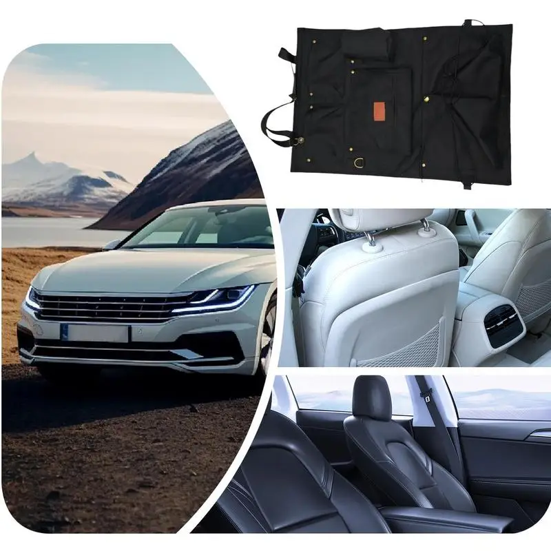 Органайзер для автомобильного сиденья защита дорожных поездок хранение и