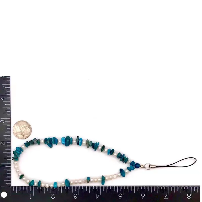 Latest Fashion Elegant Pearl Chain Classic Trend Apatite Ladies Exquisite Anti-Lost Mobile Phone Accessories