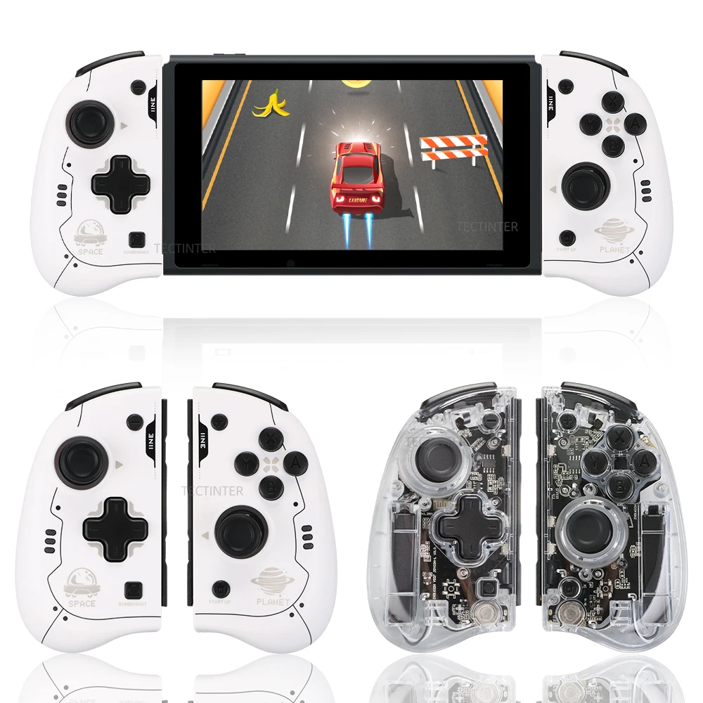 

Support Bluetooth RGB Wireless Gamepad Joypad Controller Compatible Nintendo Switch/ Switch OLED with Six-Axis and Gyroscope