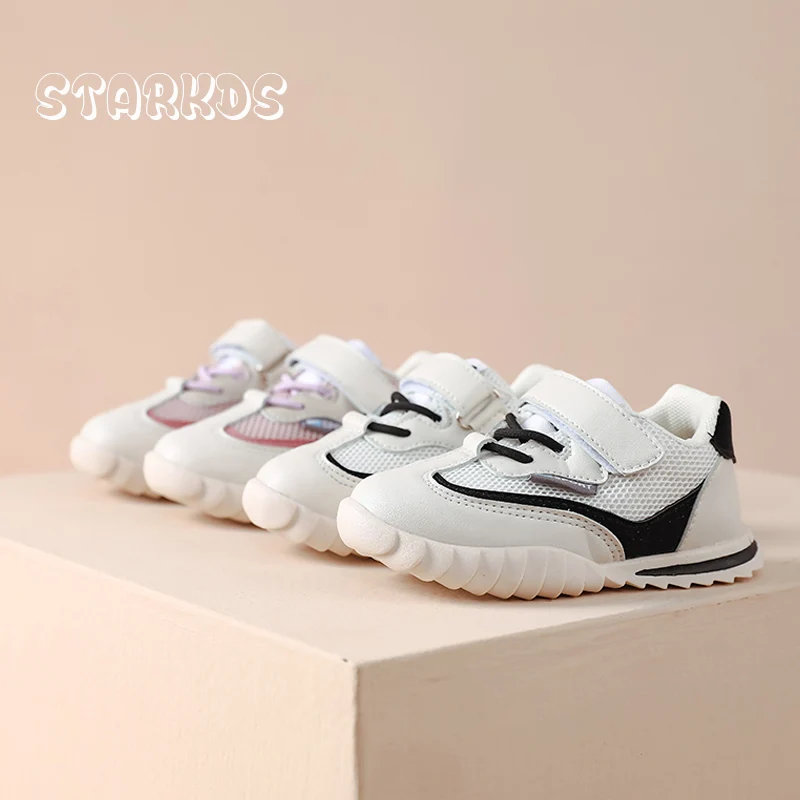 Kids Sport Shoes 2023 Spring New Mesh Sneakers Girls Casual Pink Tennis Baby Boys Brand Design Running Trainers Zapatos enlarge