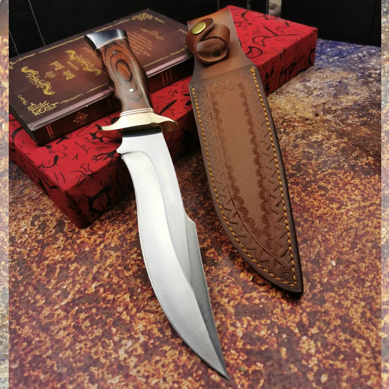 (DEHONG) США SA78 высококлассный усиленный охотничий нож с прямым лезвием спасательный нож для кемпинга с прямым лезвием зеркальный магнитный тактический нож