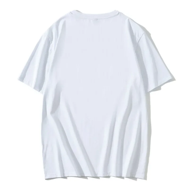 DIY индивидуальный логотип летние одинаковые хлопковые футболки с короткими