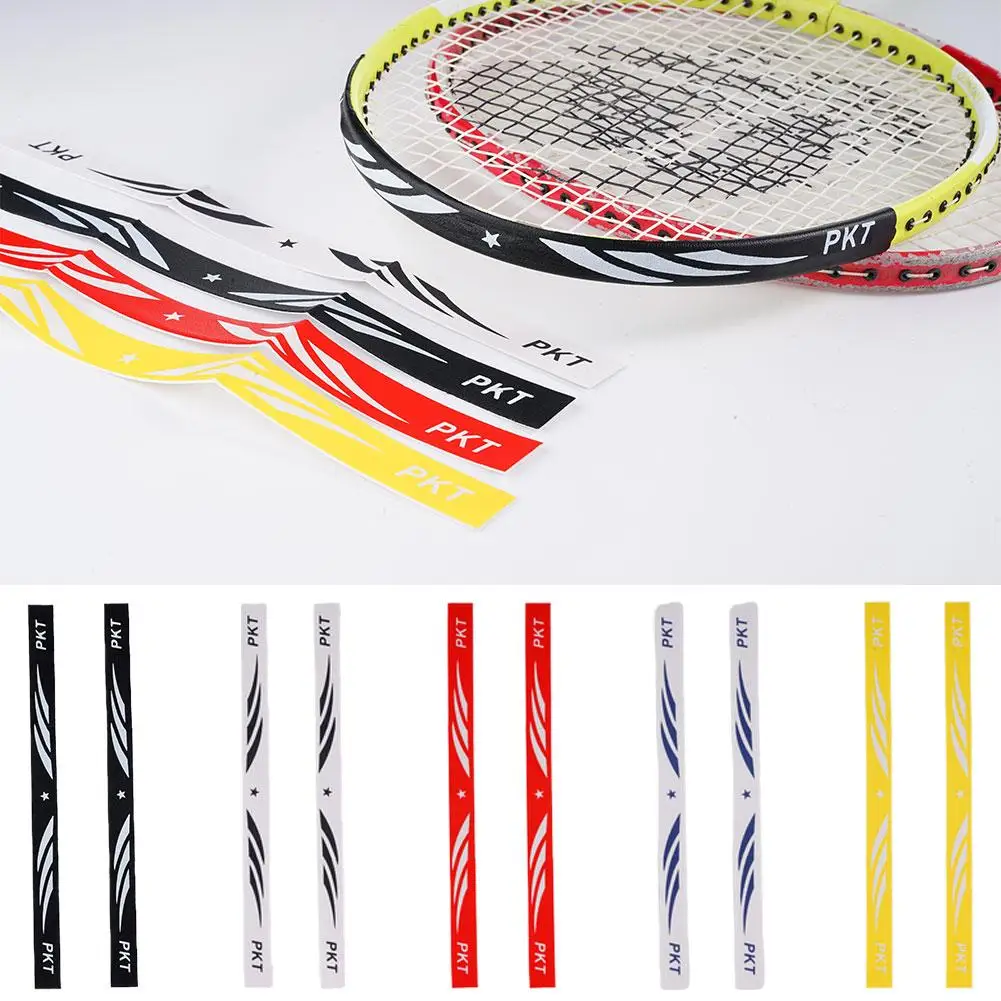 

2pcs Wear Resistant Badminton Racket Head Protector Adhesive Protective Sticker Guard Tape Racquet Accessories Racquets Sel Y7R4