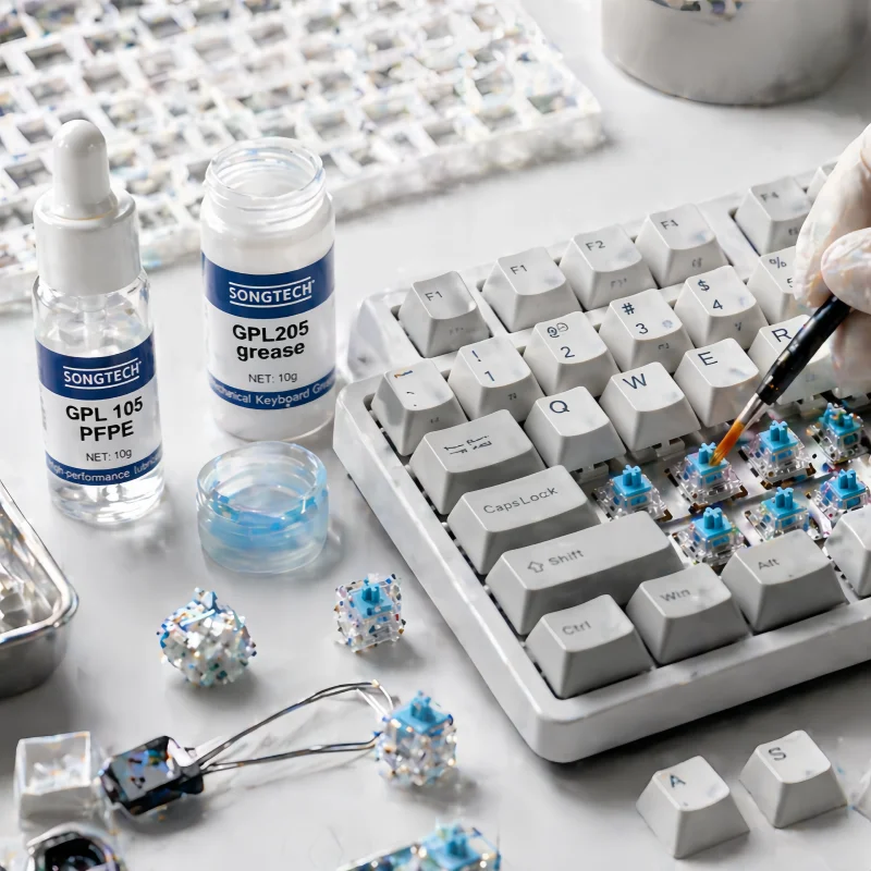 Фото Смазка Songtech Krytox GPL 105 и фторсодержащая смазка GPL 205: Премиальная смазка для клавиатур и прецизионных инструментов №2