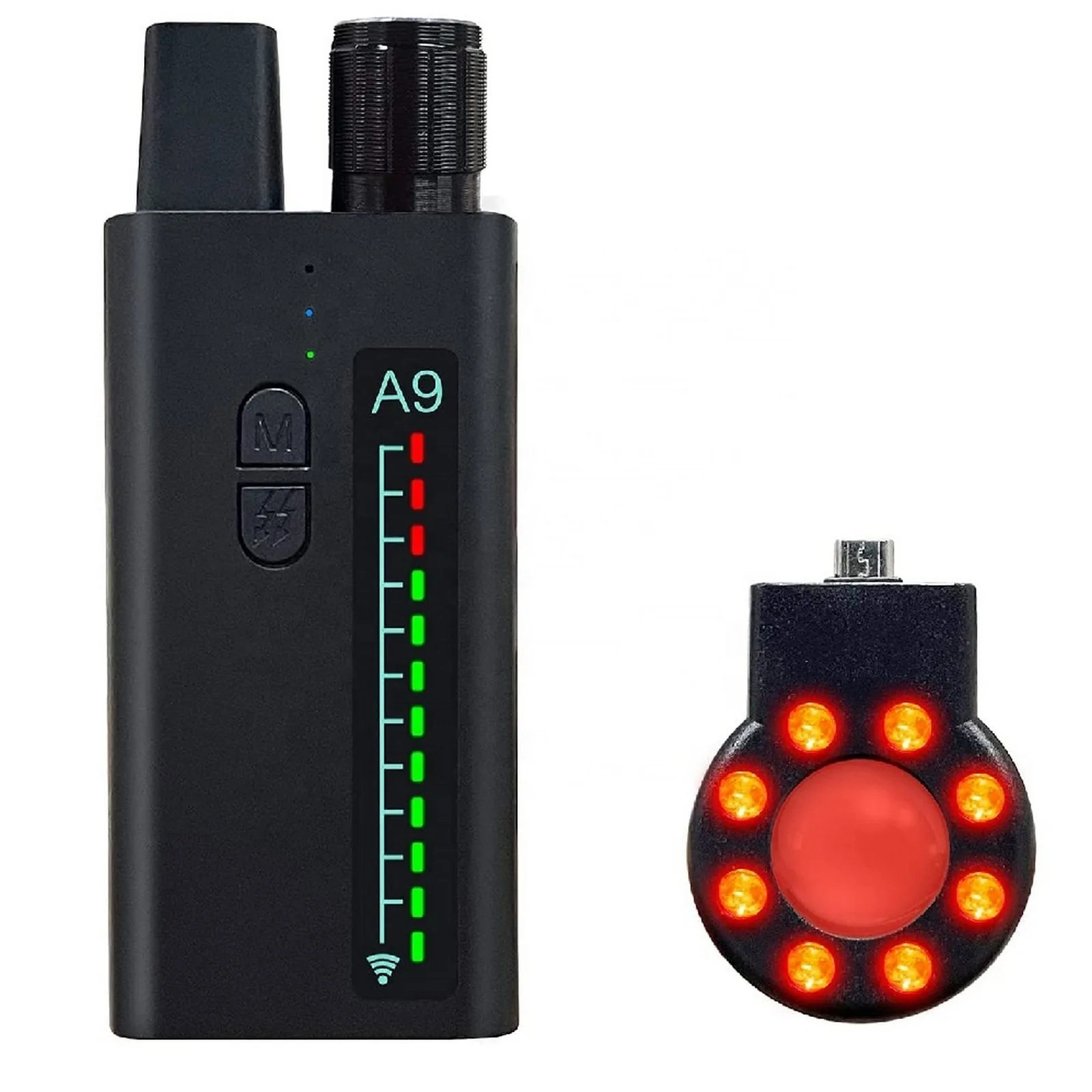 4 in 1 hidden devices anti spy camera rf detector 12 levels sensitivity bug detector finder for gps tracker listening device free global shipping