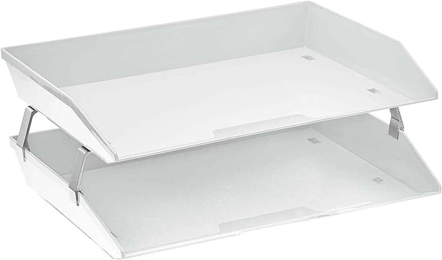 

Desk organizer Office accessories A4 Side Facility Double Matching Box (White Color)