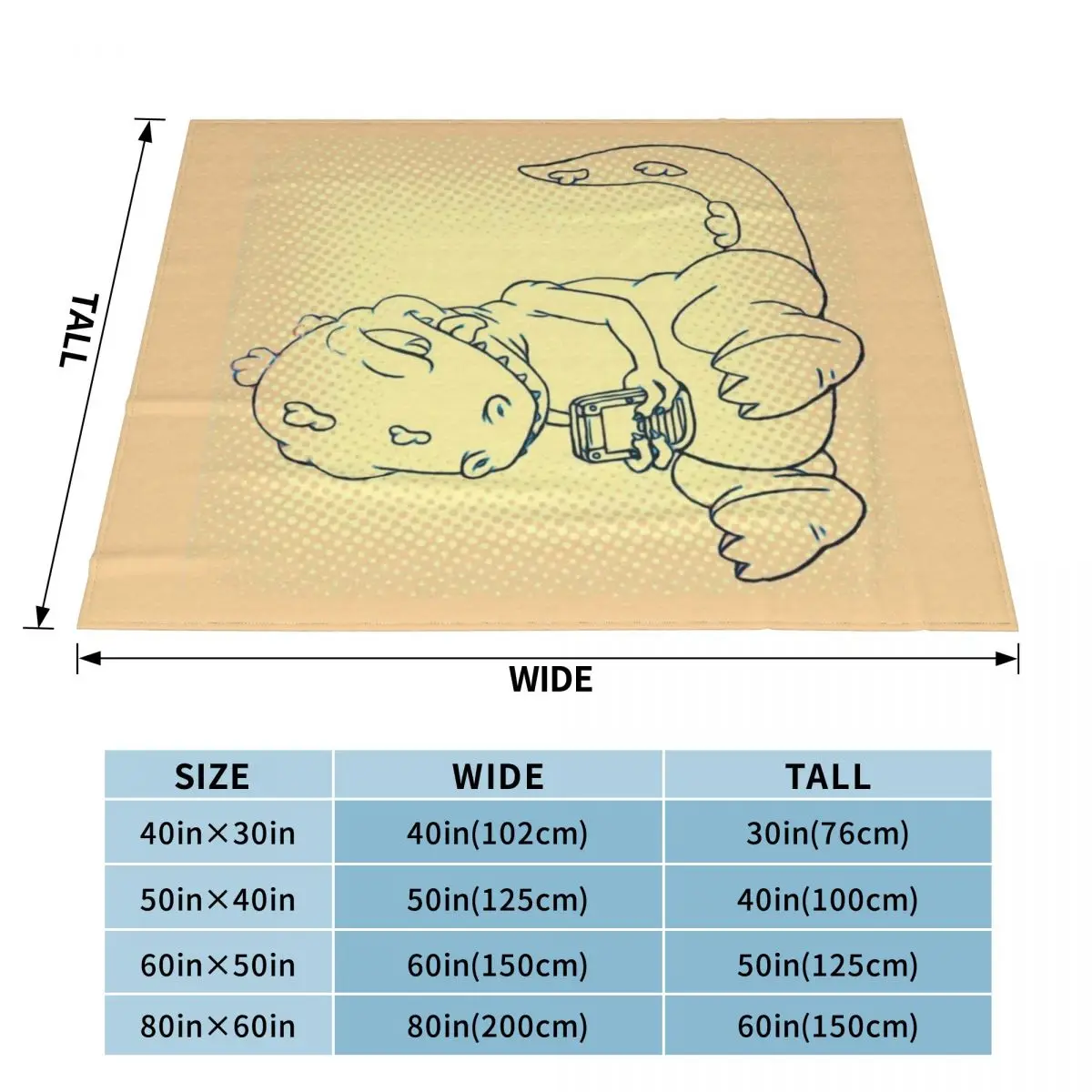 Игровое одеяло Reptar Рождественское украшение покрывала для кровати одеяла