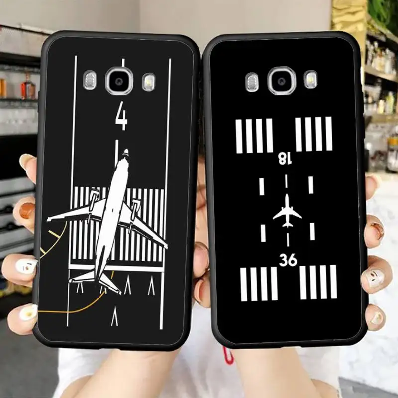 

Aircraft Helicopter Airplane Pilot fly Phone Case for Samsung J 2 3 4 5 6 7 8 prime plus 2018 2017 2016 core