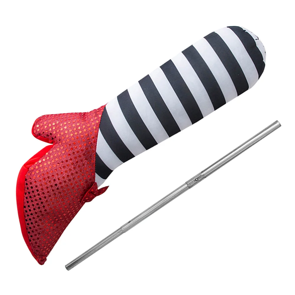 2 шт. страшный реквизит для ног в полоску аксессуары Хэллоуина товары вечеринок