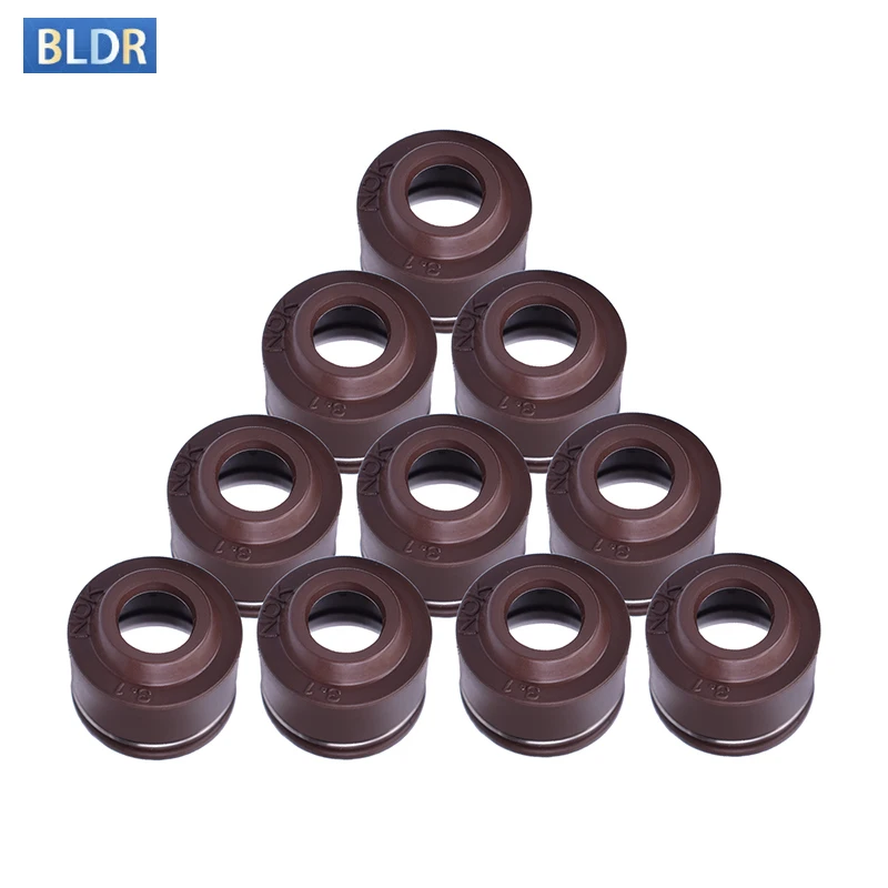 

500pc 4.5mm Motorcycle Cylinder Head Intake Exhaust Valve Stem Oil Seal For Honda AX-1 1988-1990 NX250 Dominator NX 250 1988-93