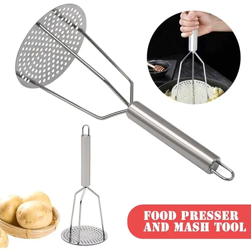 

Pressed Potato Masher Ricer Puree Juice Maker Potatoes Mud Pusher Smooth Musher Potatoes Crusher Fruit Machine Kitchen Gadgets