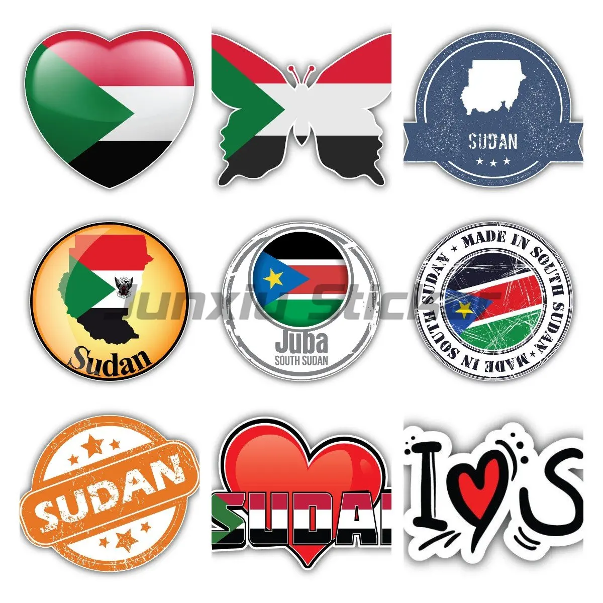 

Наклейка с национальным суданским флагом, значок с флагом, брендовая наклейка, декор для автомобиля, автомобиля, дома, ноутбука, мотоцикла, в...