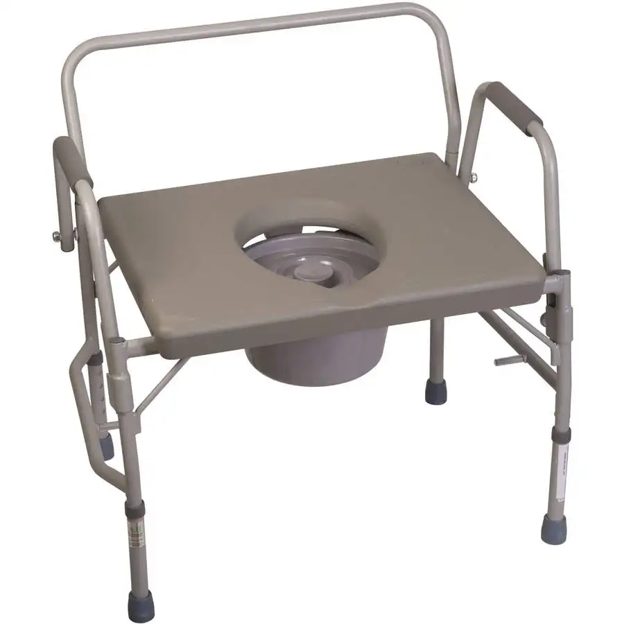 

Commode Chair, Heavy-Duty Steel Commode Toilet Chair, Toilet Safety Frame