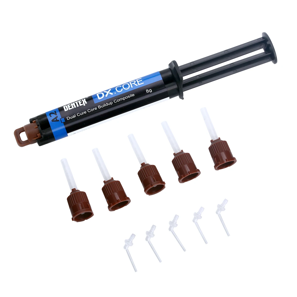 Azdent Dental Dentex Dual Cure Flowable Composite Resin Core Строительный шприц A2 A3 Лабораторные